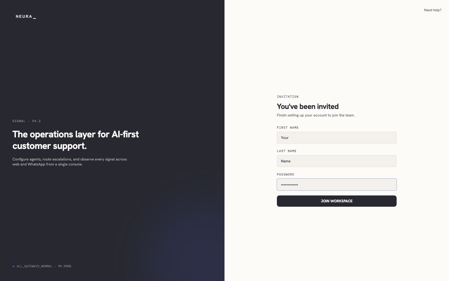 Step 4 — Choose a password