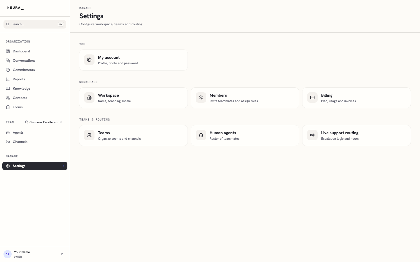 Step 4 — Confirm you land on that settings page.